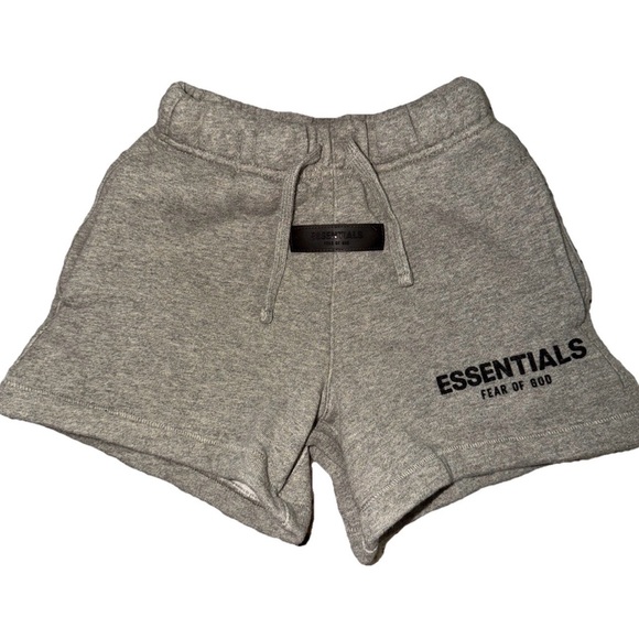 Essentials Other - Fear of God Essentials Kids Size 4/5 Sweatshorts Heather Grey Oatmeal